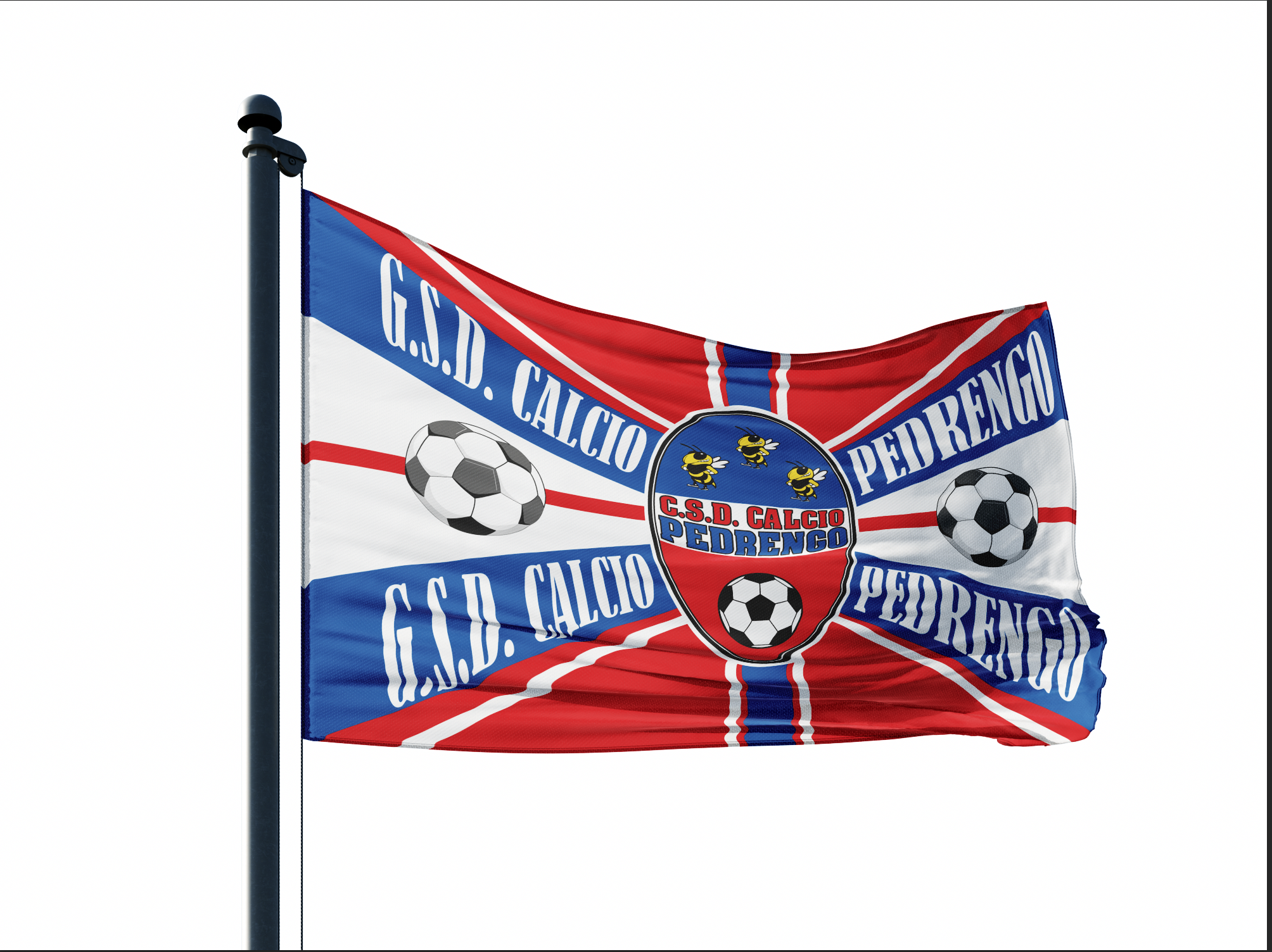 Bandiera personalizzata G.S.D. Calcio Pedrengo